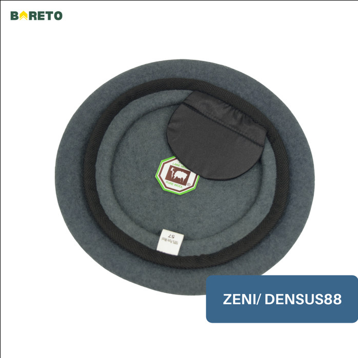 Topi Baret Zeni/ abu-abu/ abu2