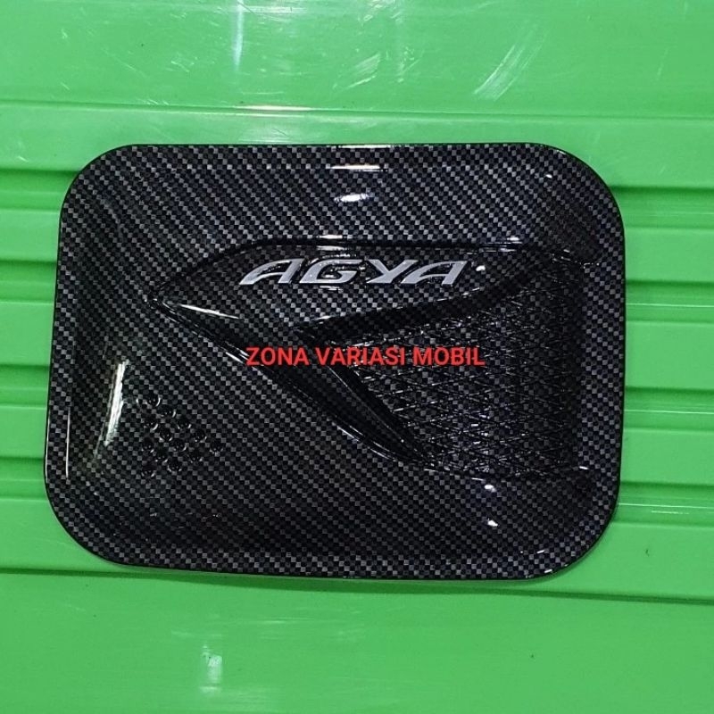 Tank Cover / Variasi Tutup bensin New Agya Ayla Carbon 2017 2019 2020 2021