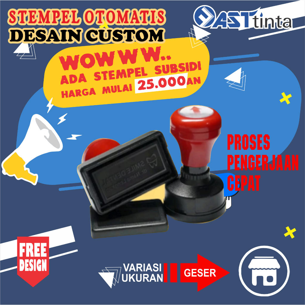 

[1HARI JADI] CETAK STEMPEL FLASH OTOMATIS CEPAT / CUSTOM STEMPEL PEMERINTAHAN PERUSAHAAN LOGO LUNAS