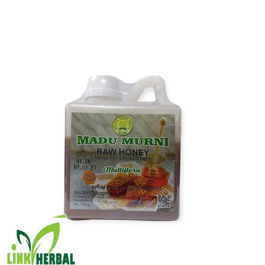 

Madu Murni Raw Honey | Mengandung Propolis Nano | Madu Murni Multiflora - 1000ml