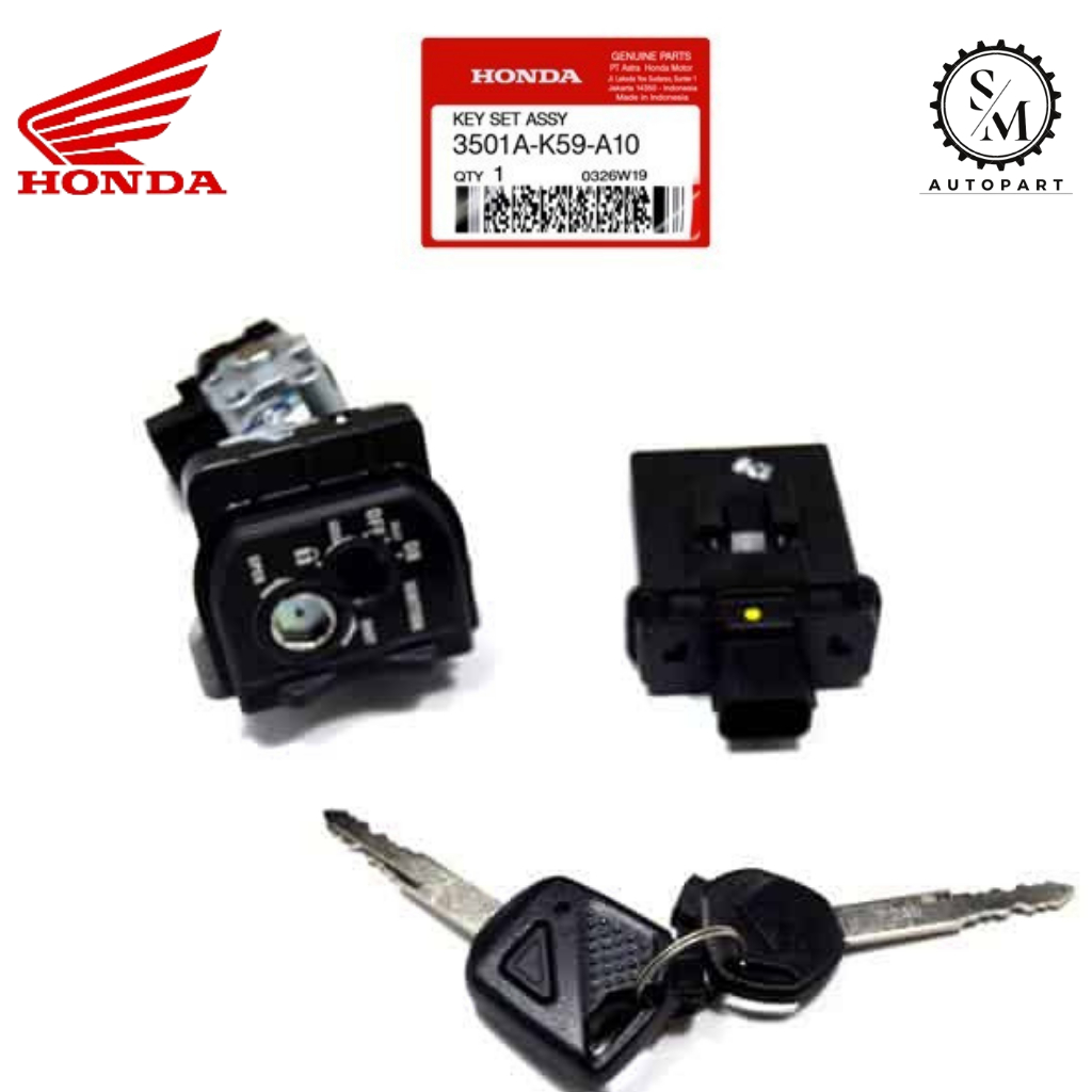 3501A-K59-A10 Kunci Kontak Key Set Vario 150 Old Lama 2015 - 2017
