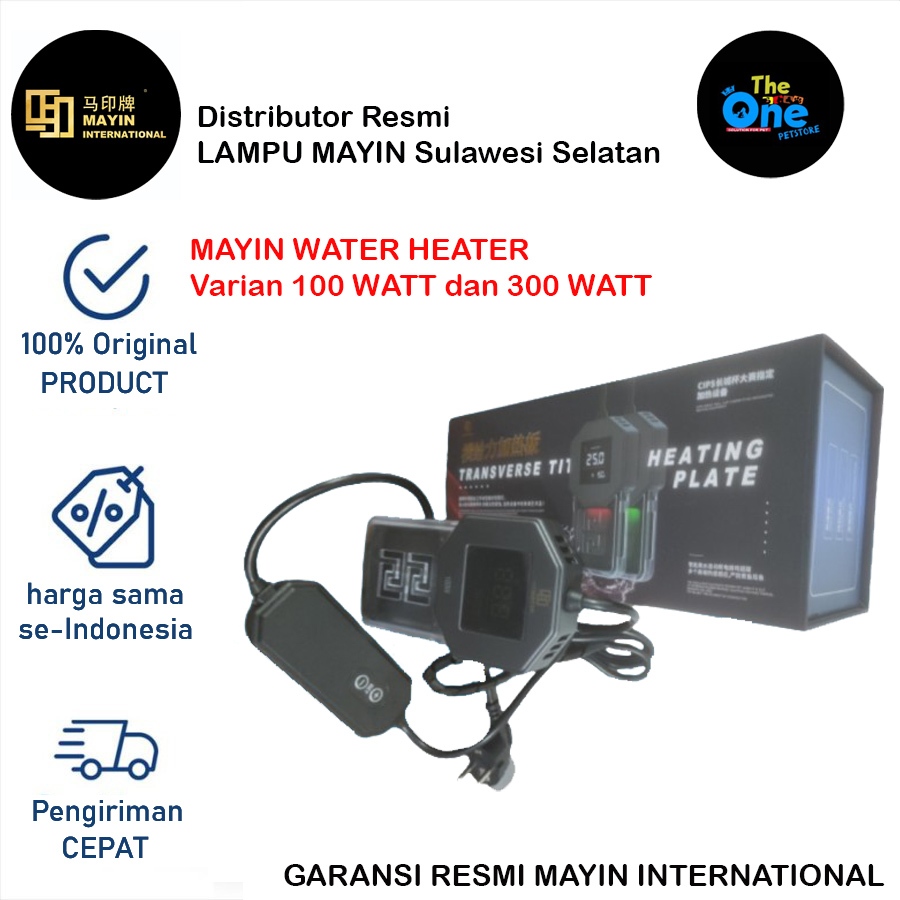 Mayin Heater Mayin Water Heater Pemanas Air Aquarium Mayin