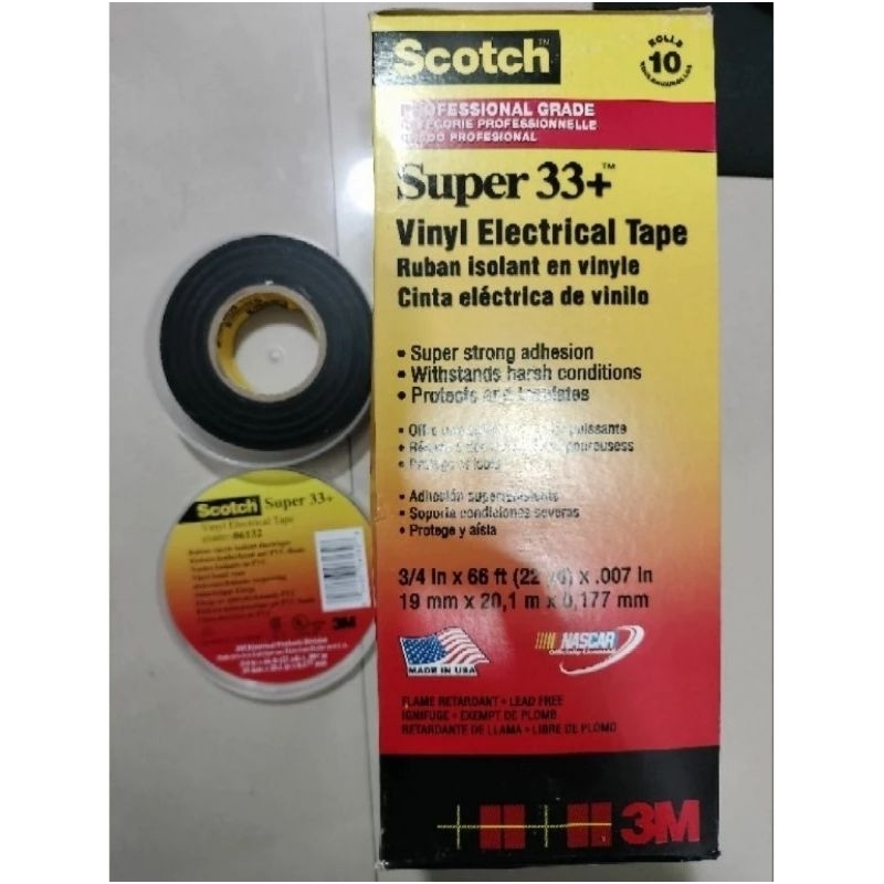 

ISOLASI SUPER 33+ SCOCTH 3/4IN +66FT