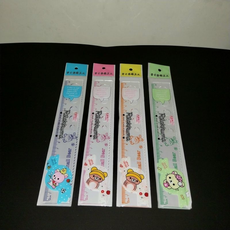 

(1 pcs) Penggaris Rilakkuma 20cm