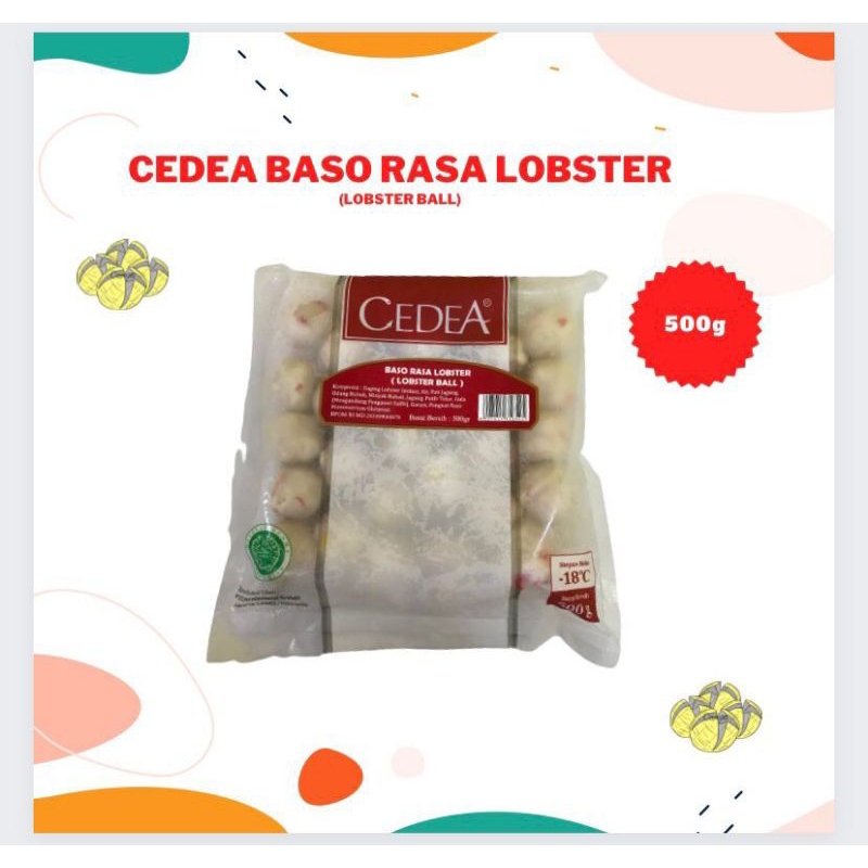 

CEDEA BAKSO RASA LOBSTER 500GR