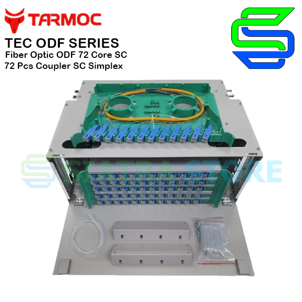 Fiber Optic ODF/OTB 72 Core SC Lengkap Rackmount | ODF 72C SC