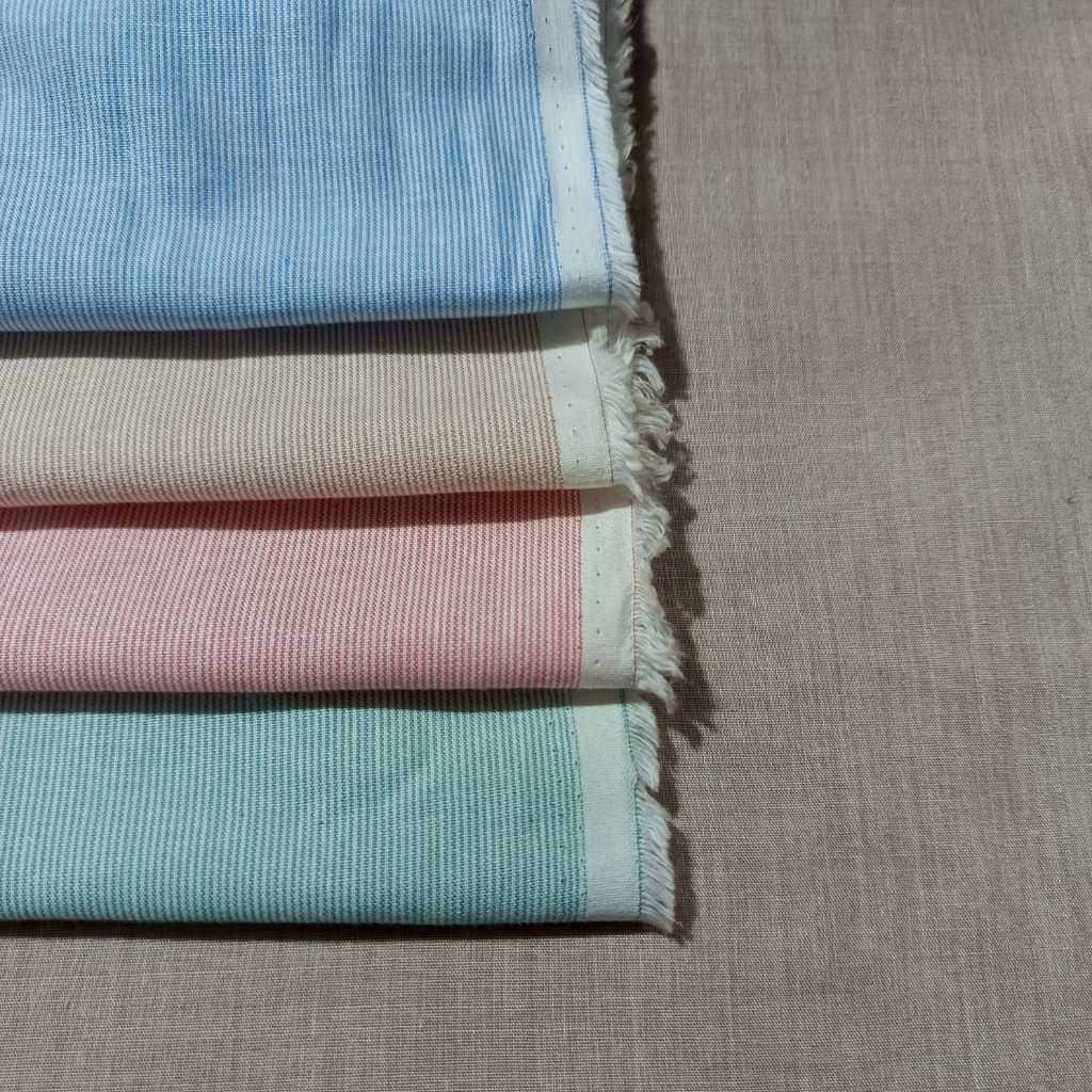 Kain Katun Oxford Salur/Stripe, Harga per 0,5 meter