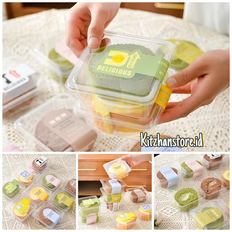 10pcs korean dessert cup Kotak Premium dessert box tiramisu salad puding cup