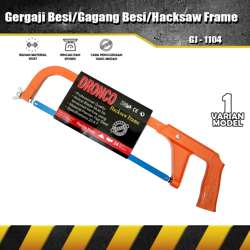 Gergaji Besi 12" / Hacksaw Frame / Gagang Gergaji Besi 12"-