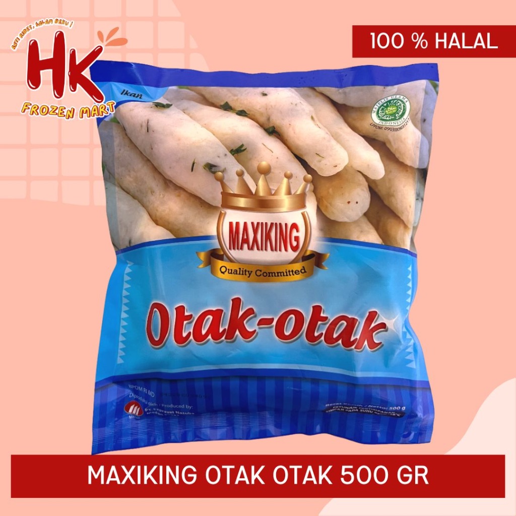 

Maxiking Otak Otak 500gr | Baru olahan ikan otak singapore mitraku shifudo HK Frozen Mart