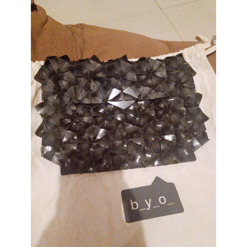 byo bag tas clutch black preloved