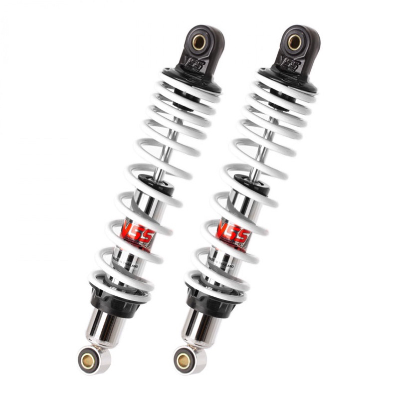 Shokbreaker Belakang YSS Top Prime Putih White Krom Ukuran 280 Shok Belakang Vega/Jupiter Z/Vega ZR/