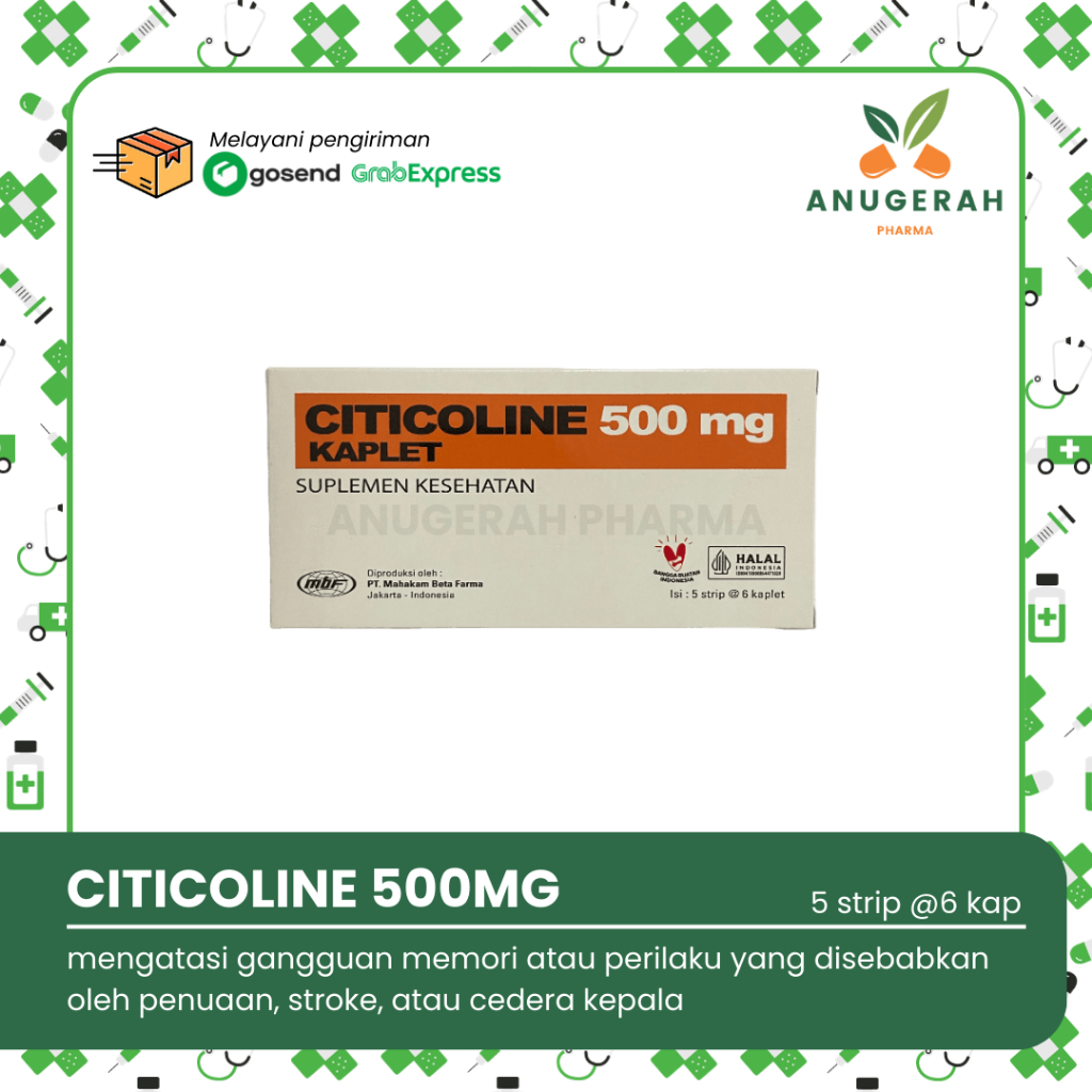 Citicoline 500mg Box isi 30 MBF