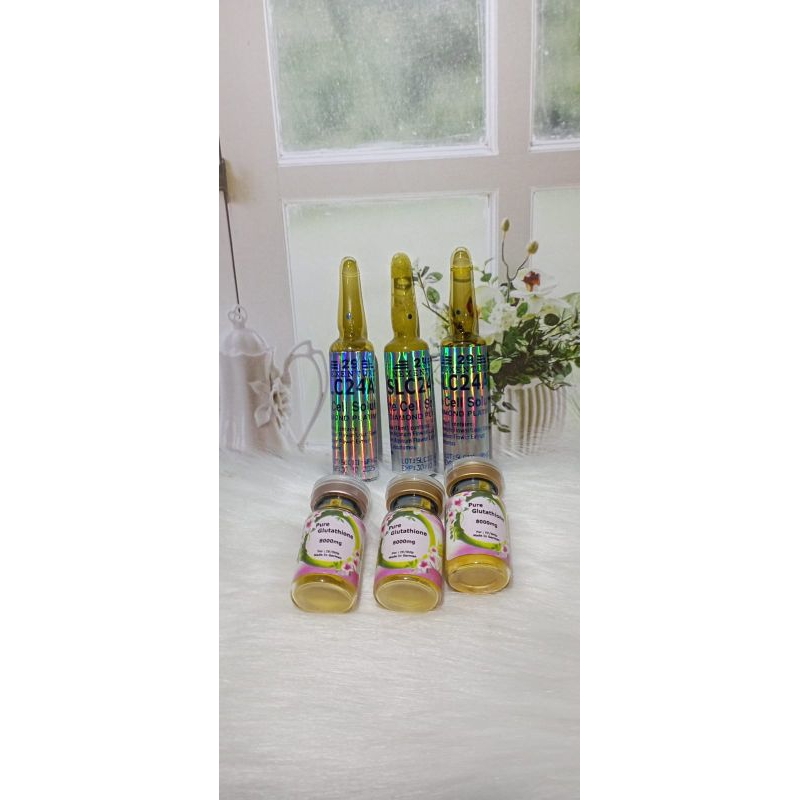 (ECERAN) SLC24A5 III + ECER PURE GLUTATHIONE 8000MG SLC III + PURE PINK