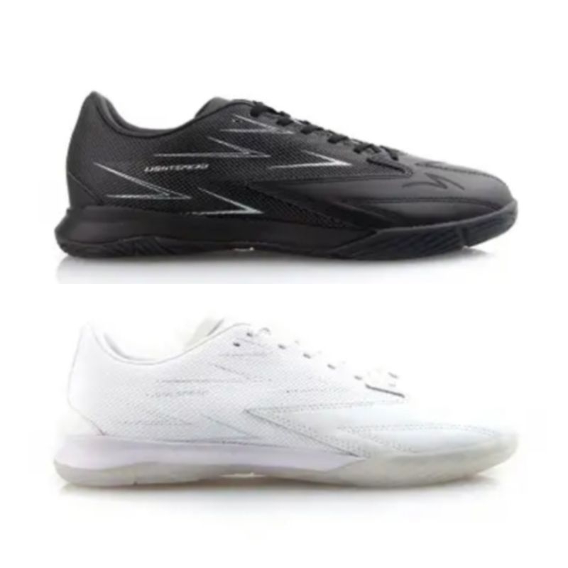 Sepatu Futsal Specs Acelerator LIGHTSPEED 3 LX Elite IN - Black White Original