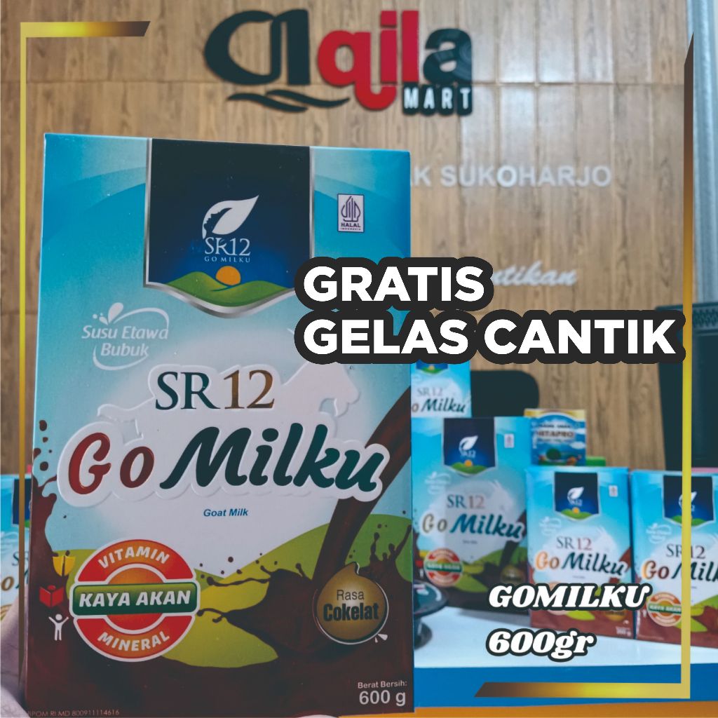 

PROMO TERLARIS !! GOMILKU SR12 600gr GO MILKU SR12 SUSU KAMBING ETAWA HERBAL AQILAMART TRANGSAN