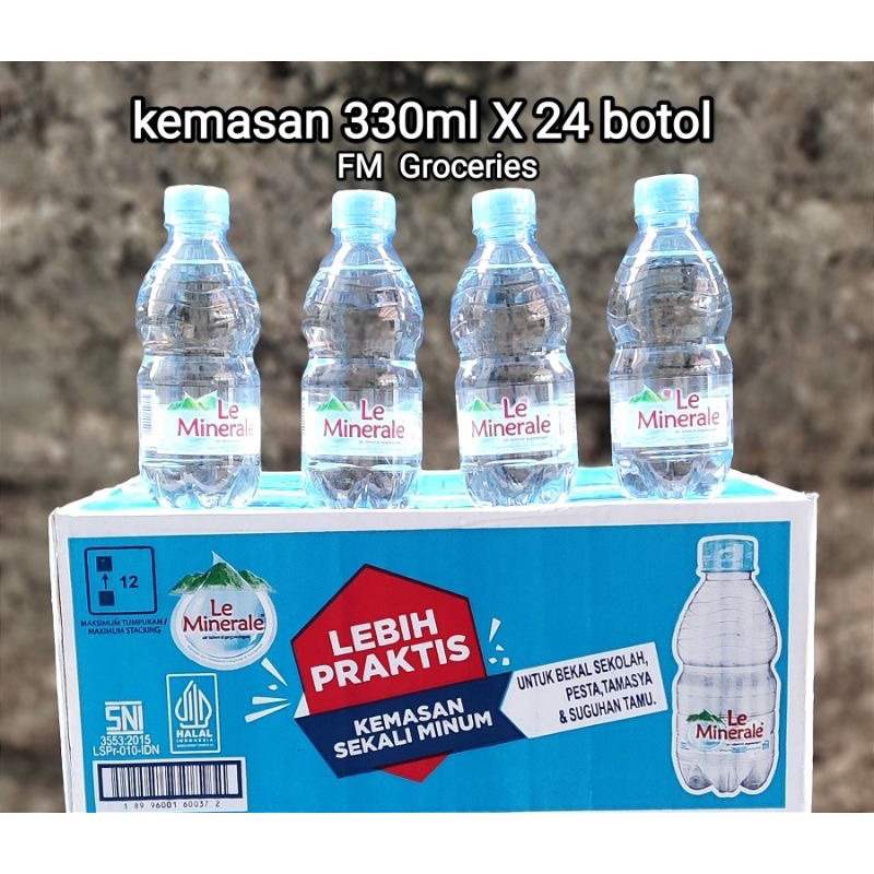 

LE MINERALE 330ML / 1DUS ISI 24BOTOL