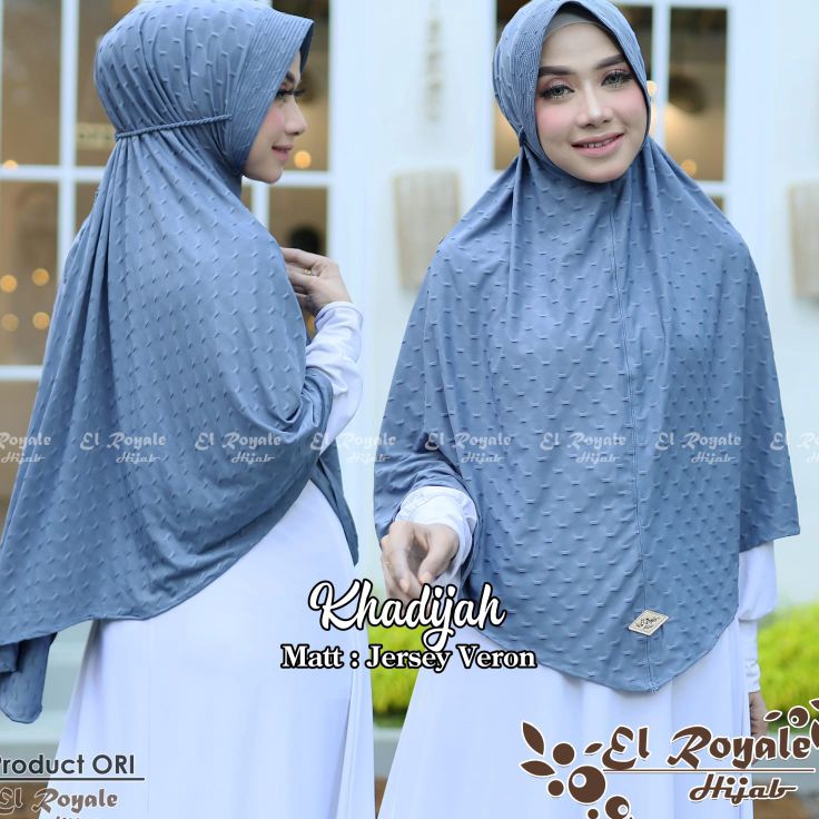 KMLJ4481 Terlaku.../ HIJAB INSTAN KHIMAR SYAR'I KHADIJAH XL ORI EL ROYALE