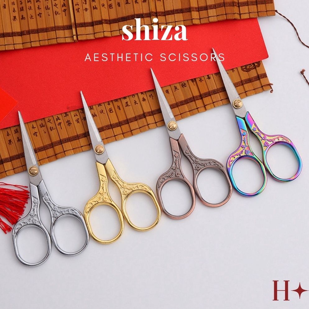 

[♠M12(] H✦ Shiza Gunting Estetik Serbaguna Benang Sulam Vintage Tajam Kualitas Premium Langsung proses