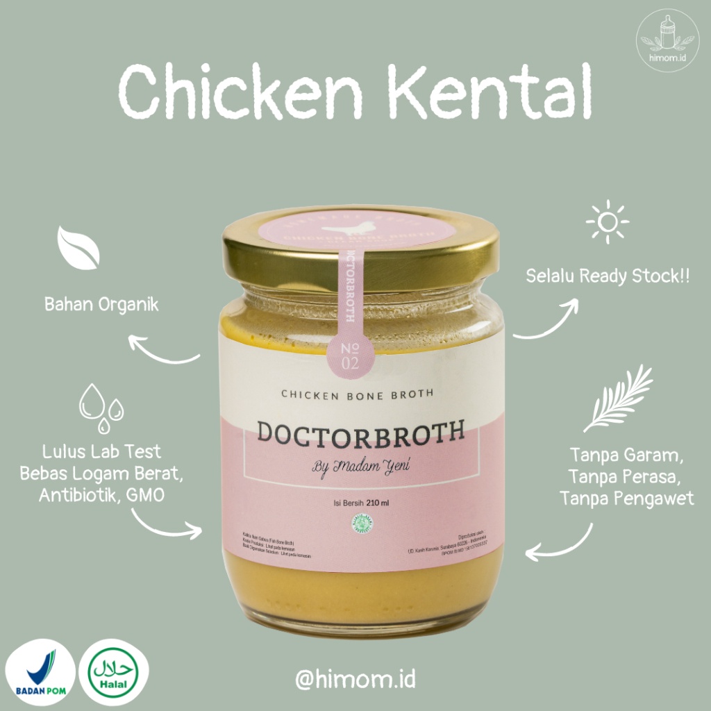 

12.12 BIG SALE FASION Kaldu Tulang Doctor Broth - Chicken Kental - Kaldu Ayam - Bone Broth !!!