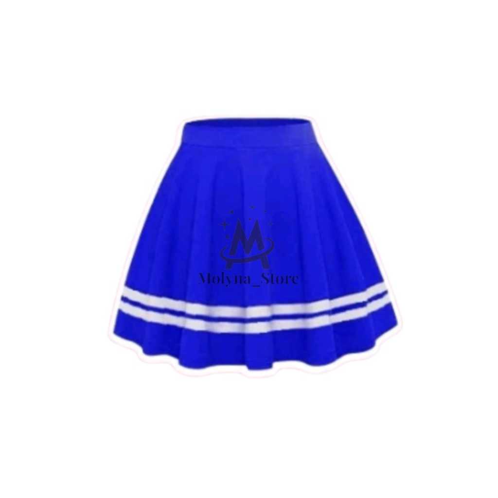 RB1 Rok List Pendek Wanita Rok Strip Wanita Rok Pendek Wanita Rok Jumbo Rok Jumbo Wanita Rok