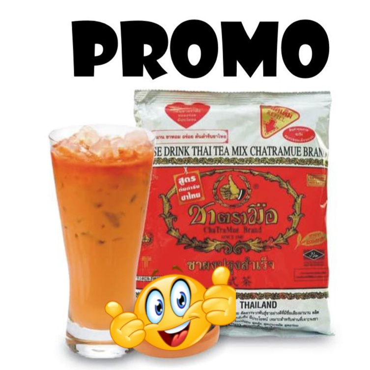 

Kode JEA684 THAI TEA ORIGINAL CHATRAMUE 400GR/ PROMO TEH ORIGINAL THAILAND 400GR CHATRAMUE