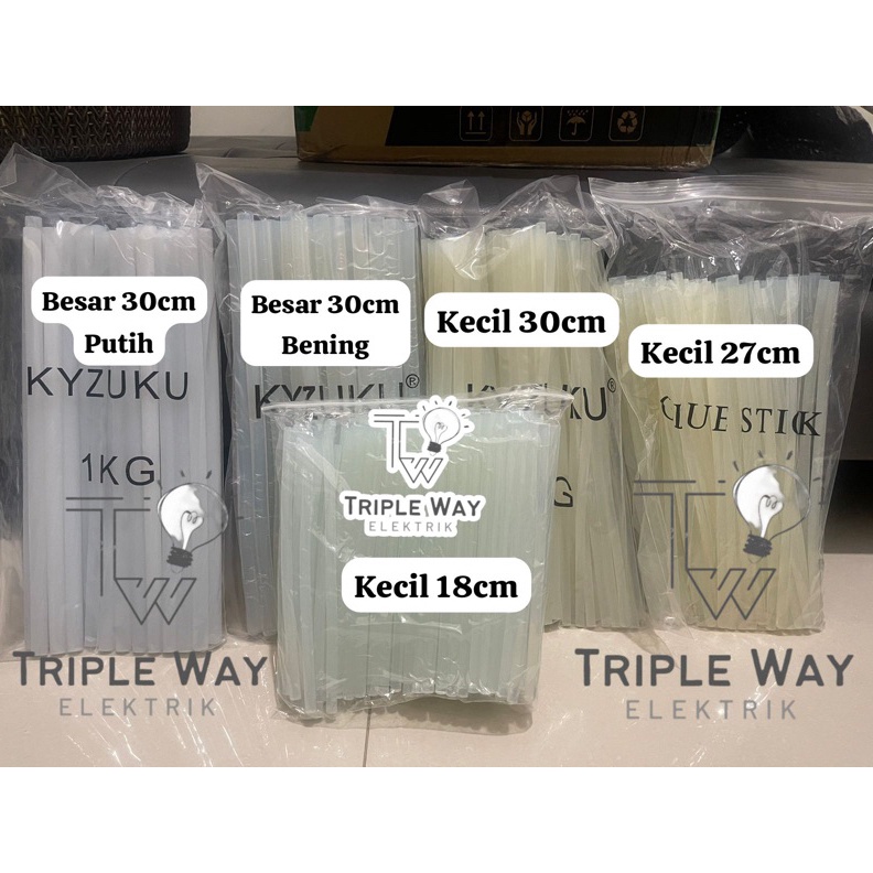 STAR BRANDS lem bakar besar & kecil 1kg / isi glue gun refill besar & kecil/ glue stick / isi lem te