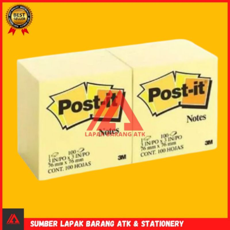 

Post-it 3M 654 yellow 1 pack isi 12 pcs