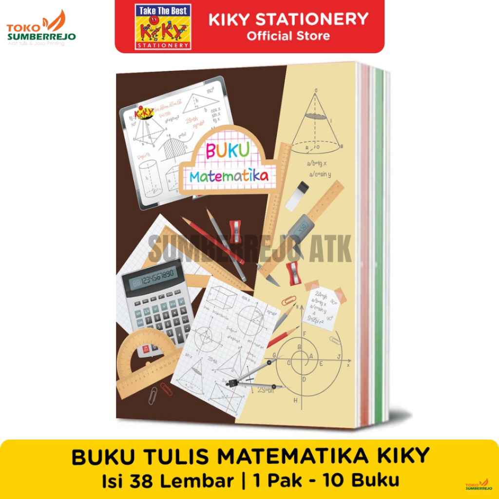 

KIKY Buku Tulis Kotak Kecil Matematika 38 Lembar - 10 Buku