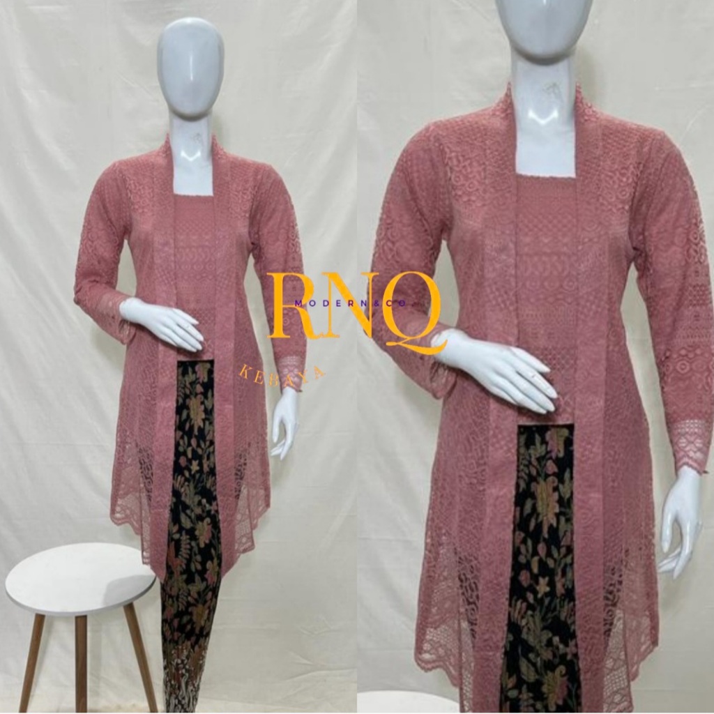 kebaya kutu baru tunik setelan kebaya modern tunik brokat