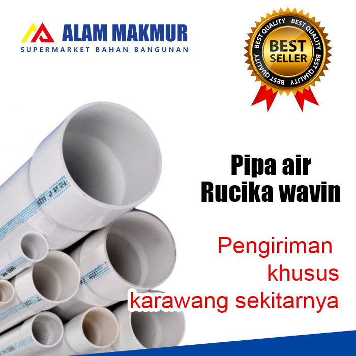 PIPA AIR RUCIKA WAVIN 1/2 IN 1 IN 2 IN 3 IN 4 IN DAN 6 IN