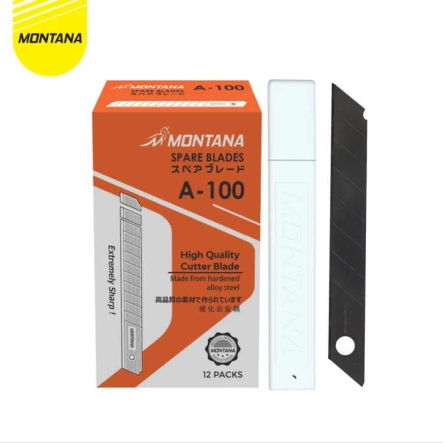 

Isi Cutter | Pisau Cutter | Cutter Blade Montana A-100