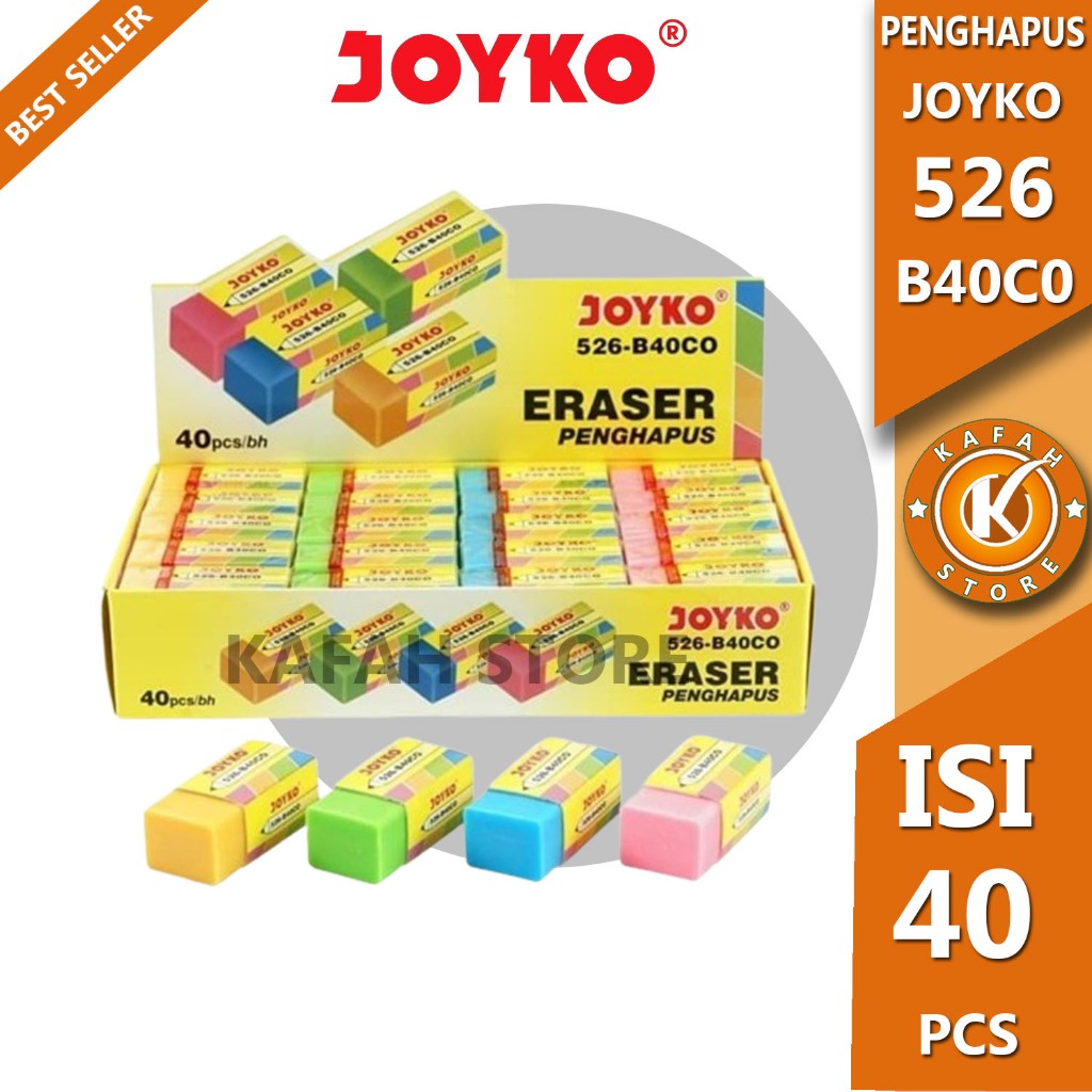 

PENGHAPUS JOYKO WARNA 526 B90C0 I PAK ISI 40 PCS KAFAH STORE