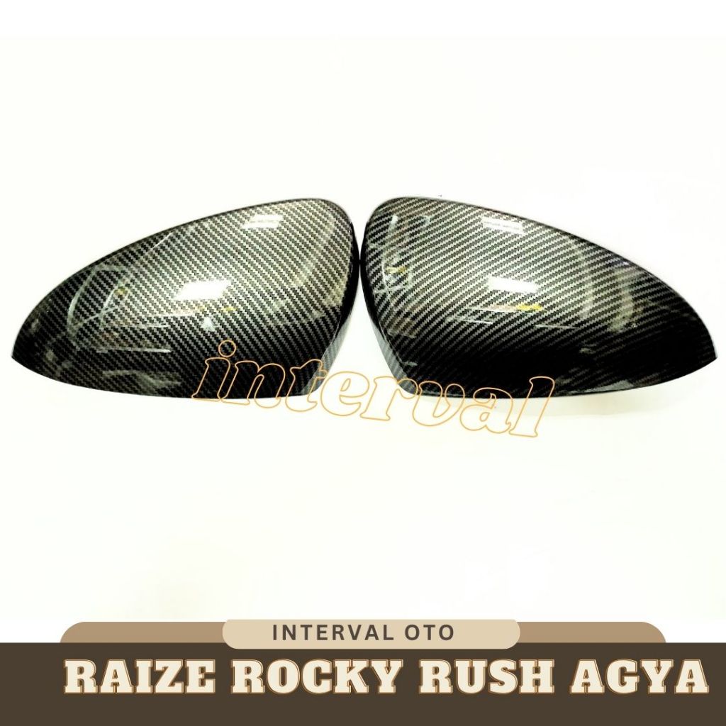 Cover Spion Mobil Raize Rocky 2021 Rush Terios Pelindung Spion GR Carbon