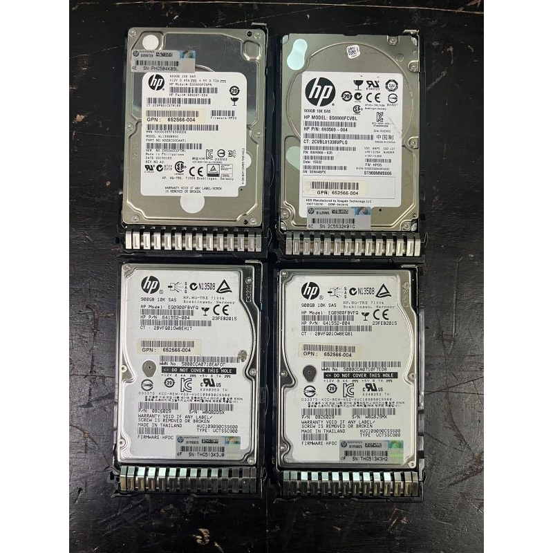 Hardisk SAS HP Kapasitas 900GB RPM 10K Sentinel 100%