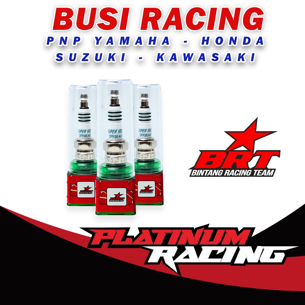 BUSI RACING - Busi BRT Super Iridium Beat Scoopy Vario Nmax Aerox Mio BUSI RACING BRT SUPER IRIDIUM