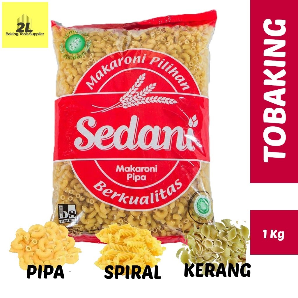 

Makaroni Spiral, Pipa, Kerang Sedani 1 kg