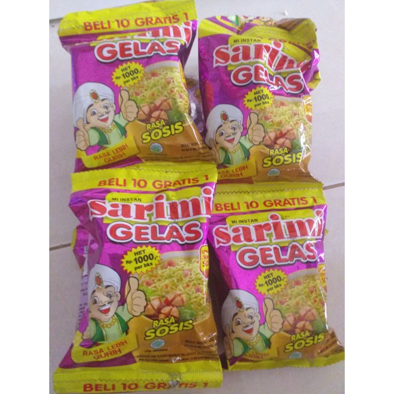 

Sarimi Mie Gelas Rasa Sosis 5pcs