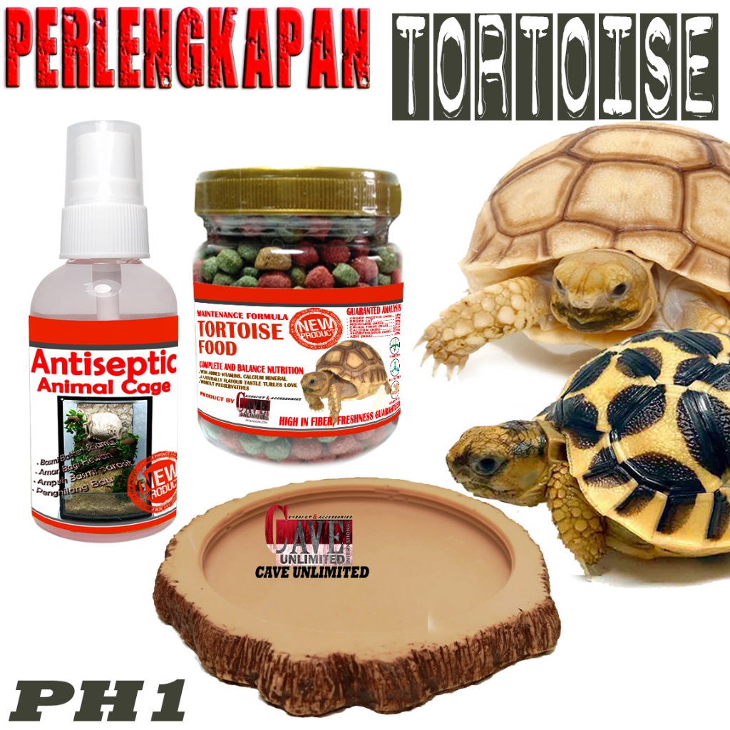 PAKET HEMAT PH1 PAKET KEBUTUHAN KURA DARAT SULCATA TORTOISE PARDALIS RADIATA YNIPHORA ALDABRA INDIAN