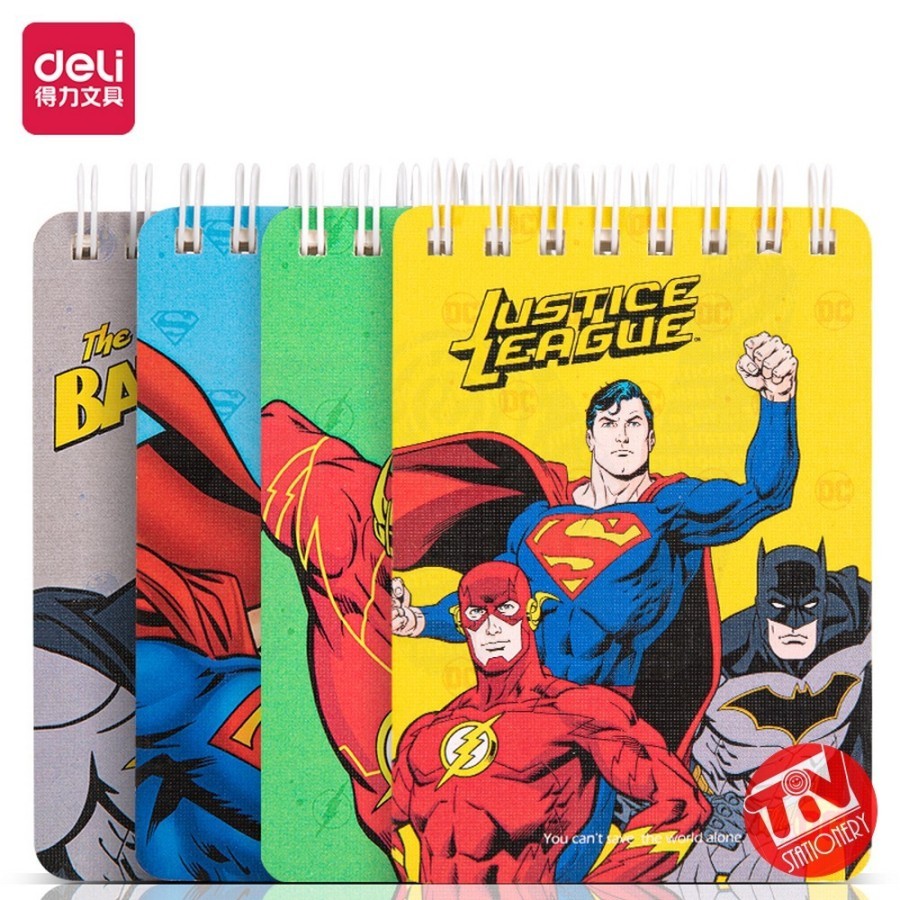 

Notebook Spiral Deli Justice League A7 (100 sheets)