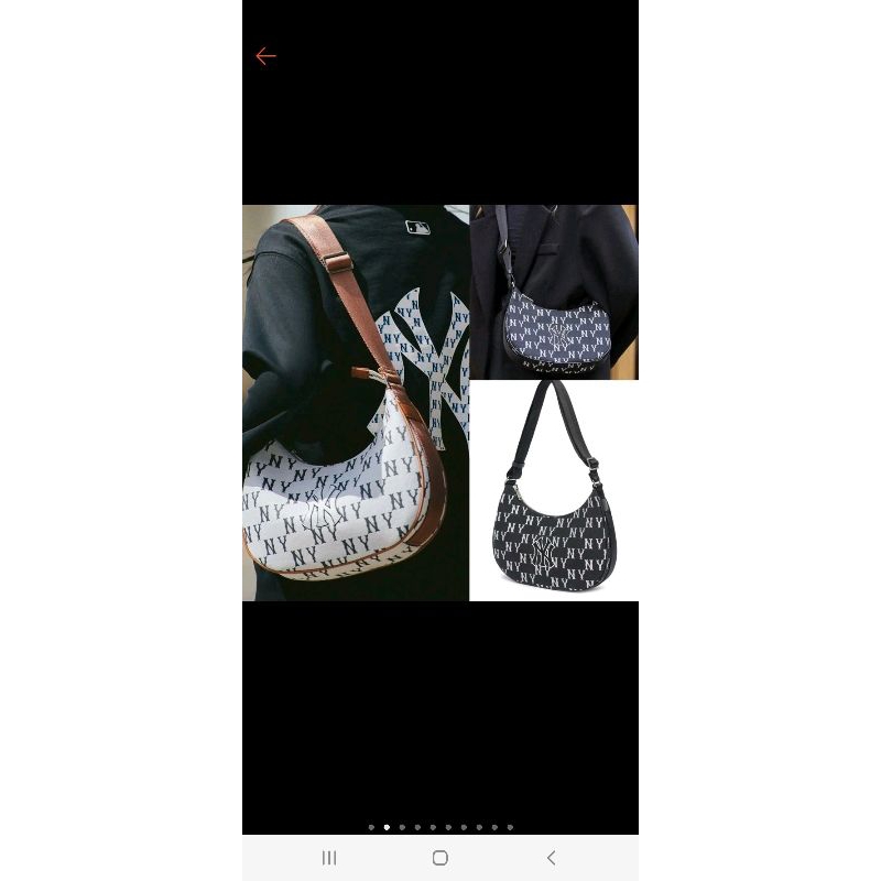 mlb monogram casual bag