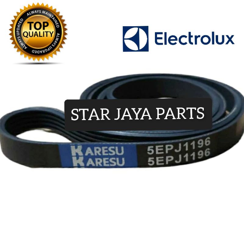 Fanbelt Mesin Cuci Electrolux 5pje 1196 Front Load EWF 10741 878 Royal Series 5PJE 1196