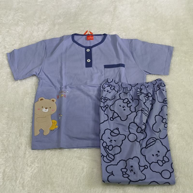 Baby Doll Lengan Pendek Celana Panjang