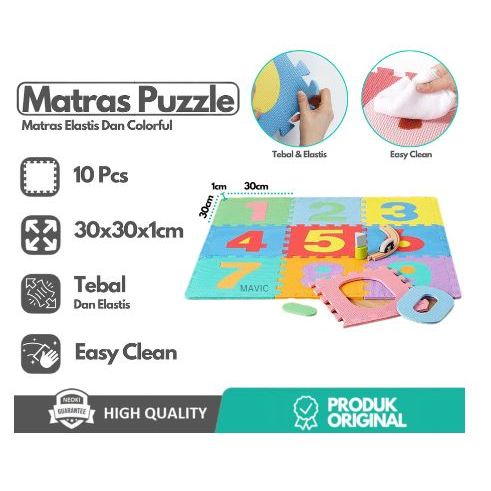 MATRAS PUZZLE COLOURFULL BMP60 BONBOX / MATRAS PUZZLE ANGKA HEWAN