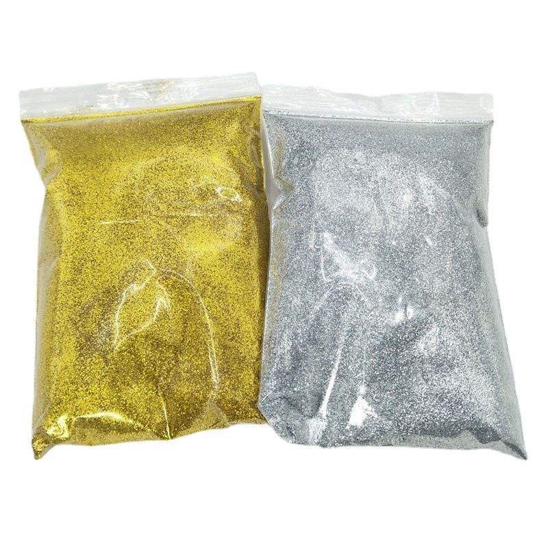 Glitter Gold 1000g Serbuk Emas Gliter Bubuk Sparkling Geliter Serbuk Glitter Bubuk Powder