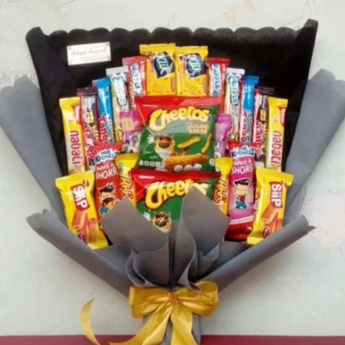 

JMMF2138 MEGA SALE bouquet snack murah / buket snack murah / bouquet snack wisuda