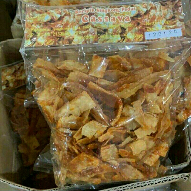 

keripik singkong cassava pedas manis