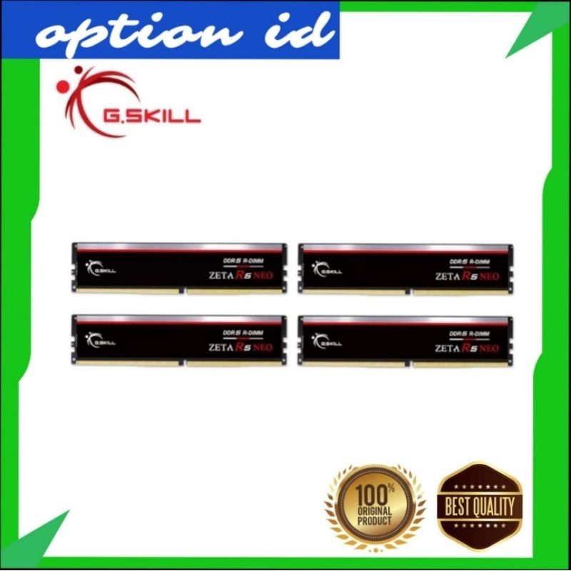 RAM GSkill ZETA R5 NEO 64GB | G Skill 16GBx4 DDR5 6400 MHz R32