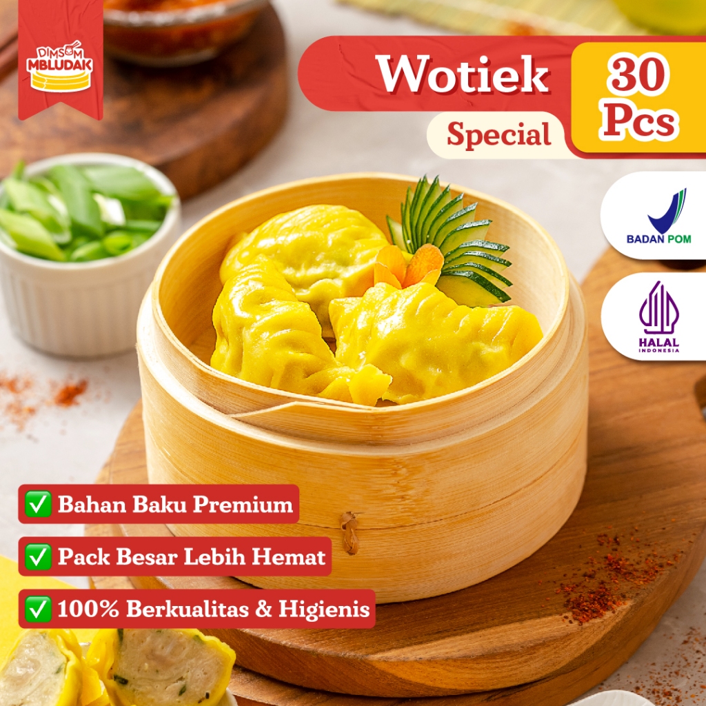 

Dimsum Mbludak Wotiek Frozen Dimsum Halal 30 Pcs