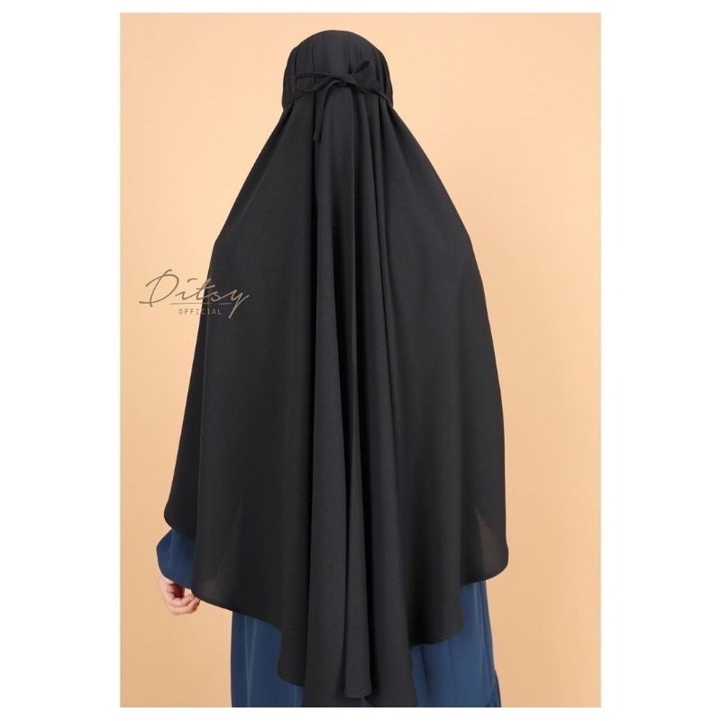 [PRELOVED] Veil Soft Lexus Formal Black | Ditsy